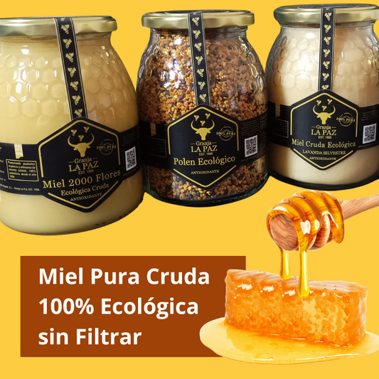 blog granja la paz miel cruda ecológica sin filtrar organica pura natural española bio vlog